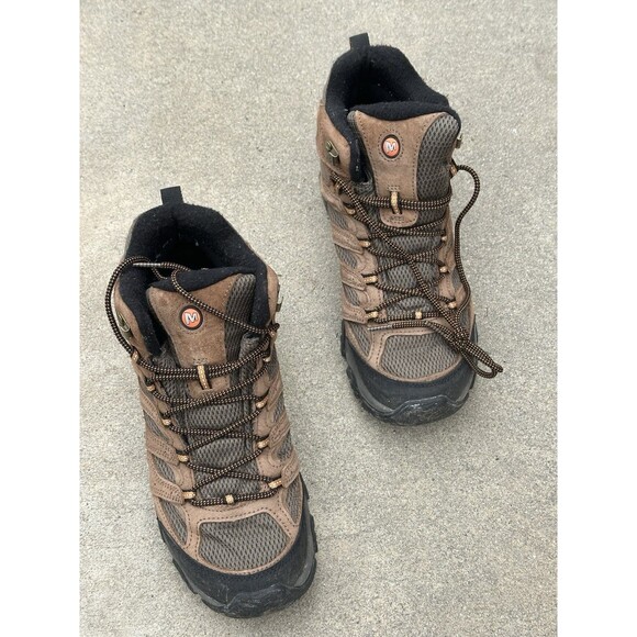 Merrell Mens Hiking Boots Brown Black US Size 10 J06051 Medium Width main image 8